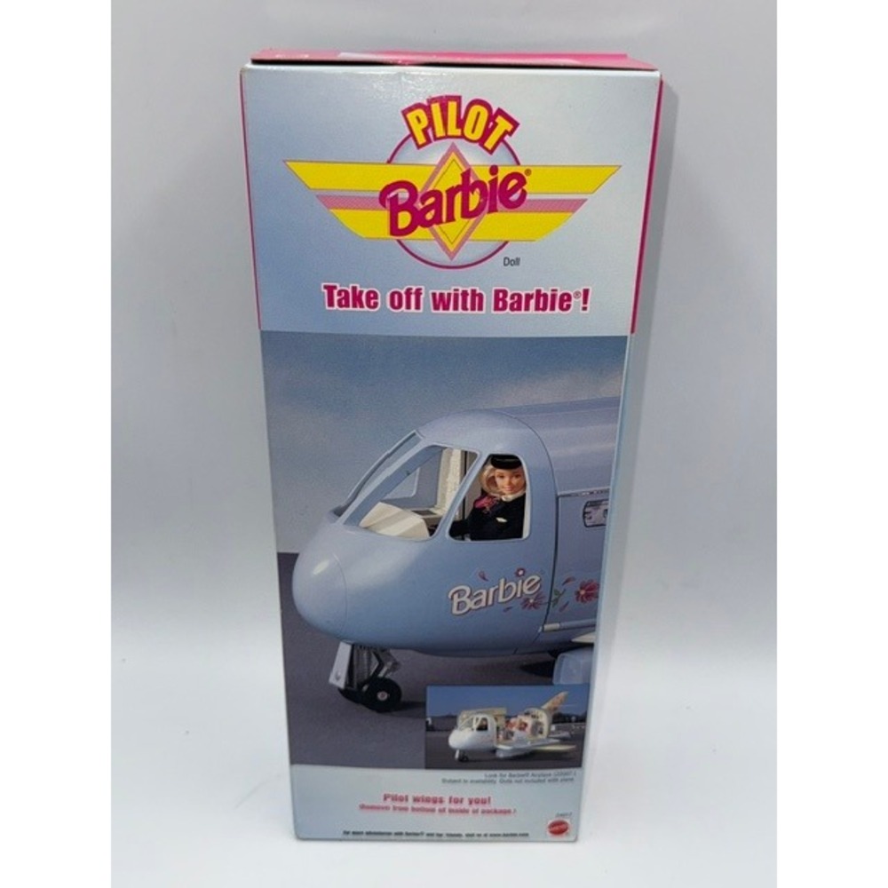 Mattel Pilot Barbie Special Edition Doll 1999 Navy Uniform Suitcase 24017 NIB - Picture 5 of 5